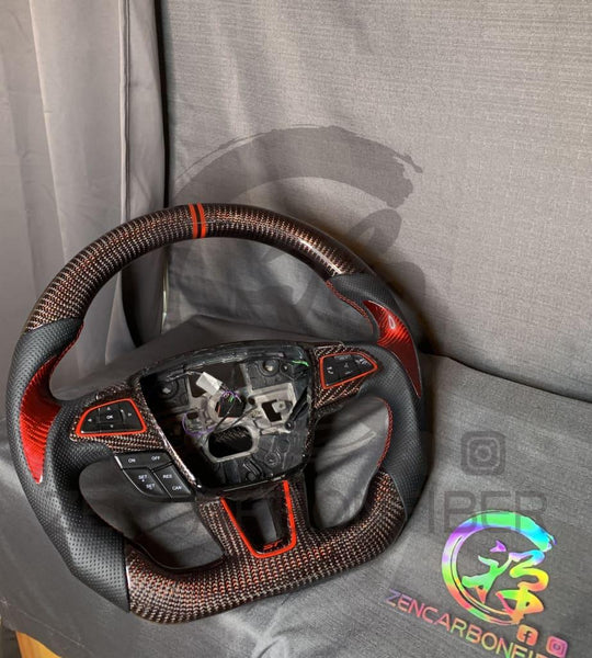 2015+ Ford Focus Carbon Fiber Steering Wheel