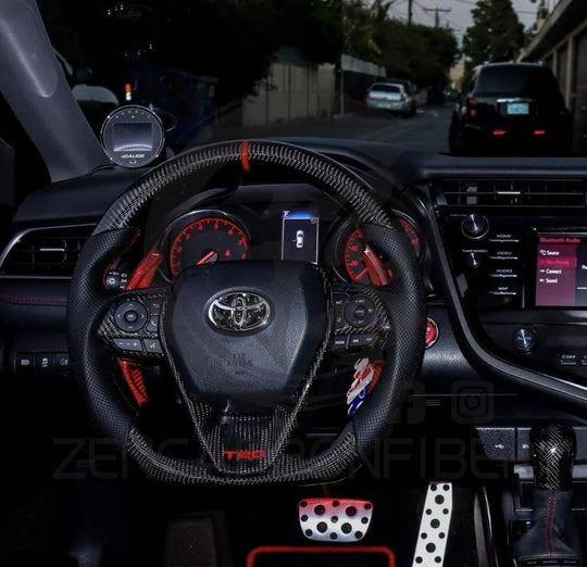 8Th Gen Toyota Camry Carbon Fiber Steering Wheel