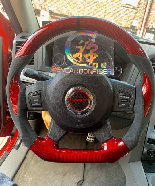 2006-2010 Wk1 Jeep Grand Cherokee Srt8 Carbon Fiber Steering Wheel