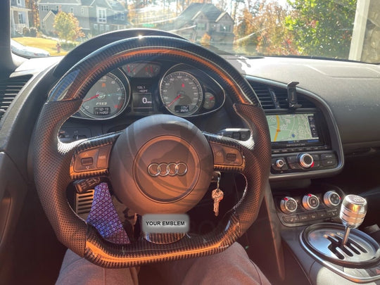 2006-2015 Audi R8/TT Carbon Fiber Steering Wheel