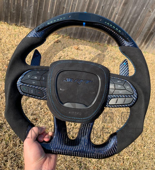 2015+ Dodge Charger/challenger/durango/wk2 Jeep Srt Carbon Fiber Steering Wheel