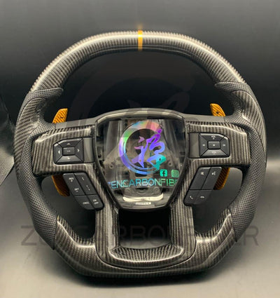 Ford Raptor Carbon Fiber Steering Wheel