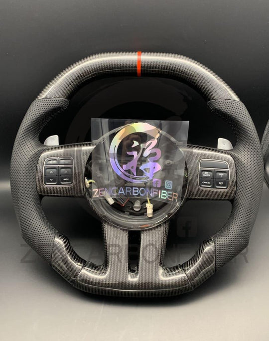 2012-2014 Dodge/jeep/chrysler Srt8 Carbon Fiber Steering Wheel