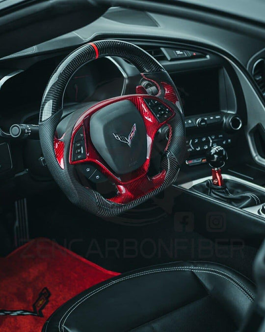 Chevrolet C7 Corvette Carbon Fiber Steering Wheel