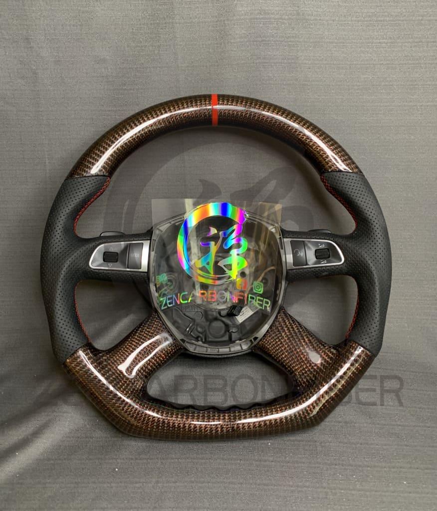 Audi B7 A4/a6 4-Spoke Carbon Fiber Steering Wheel