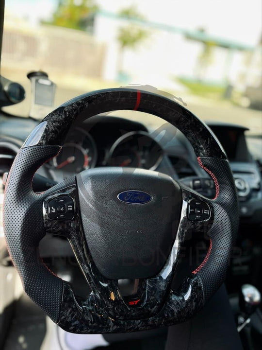 Ford Fiesta Carbon Fiber Steering Wheel