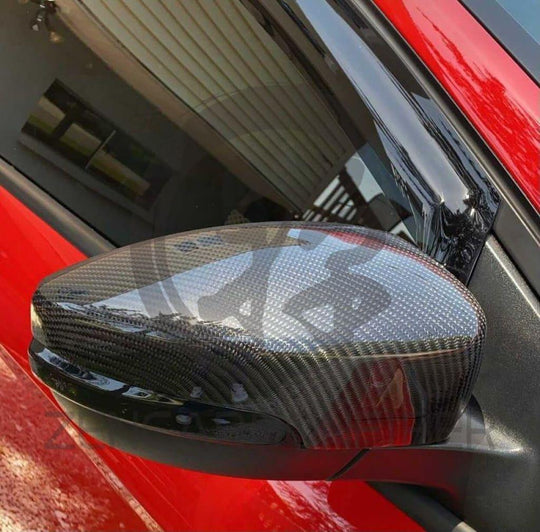 Ford Focus Carbon Fiber Mirror Caps Replacement Focus Parts