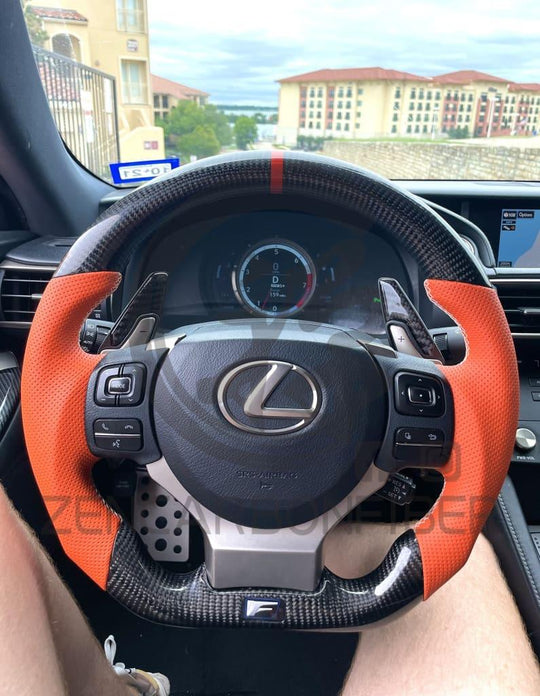 2014+ Lexus 3Is/rc/gsf Carbon Fiber Steering Wheel