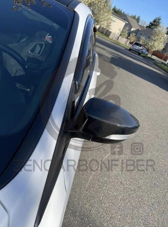 Ford Focus Carbon Fiber Mirror Caps Replacement Focus Parts