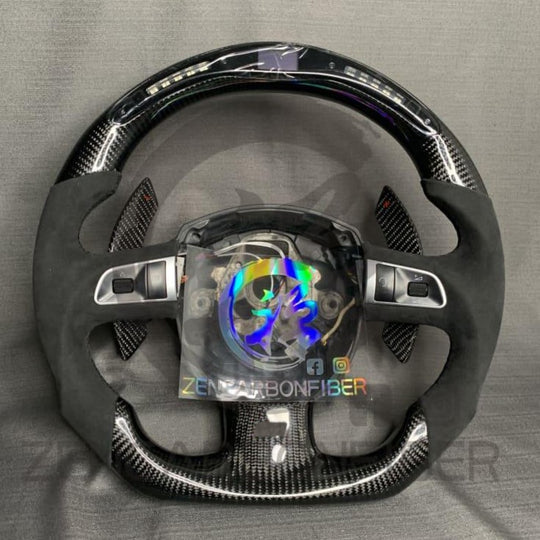 2004-2011 Audi B7/B8/8P A3/S3/RS3, A4/S4/RS4, A5/S5/RS5 Carbon Fiber Steering Wheel