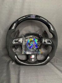 2006-2011 Audi B7/B8 A/S/RS 3/4/5 3-spoke Carbon Fiber Steering Wheel