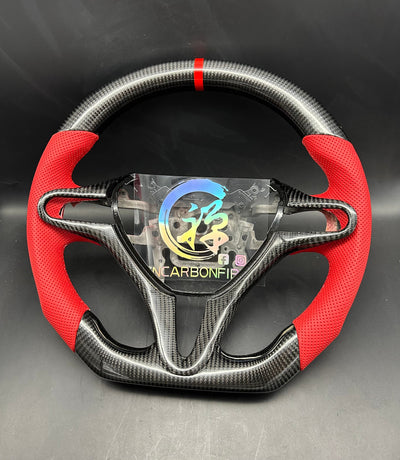 2006-2011 8Th Gen Honda Civic Carbon Fiber Steering Wheel