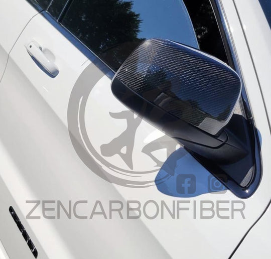 2014+ Jeep Grand Cherokee/dodge Durango Carbon Fiber Mirror Caps Replacement