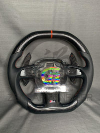 2006-2011 Audi B7/B8 A/S/RS 3/4/5 3-spoke Carbon Fiber Steering Wheel