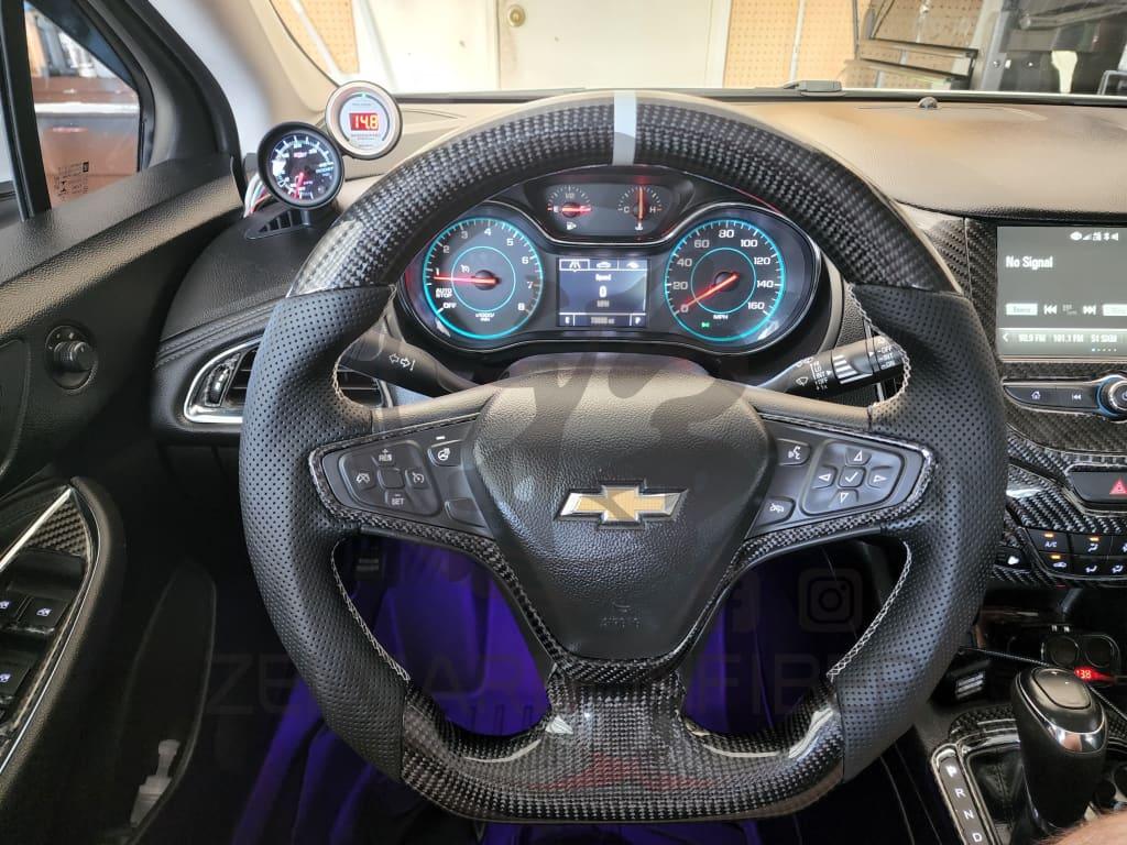 2016-2019 Chevrolet Cruze Carbon Fiber Steering Wheel