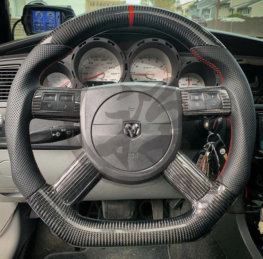 2005-2010 Dodge Charger/challenger/magnum Carbon Fiber Steering Wheel