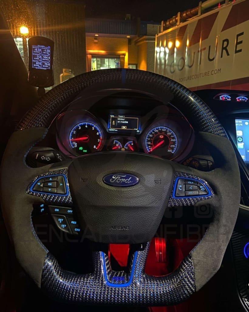 2015+ Ford Focus Carbon Fiber Steering Wheel