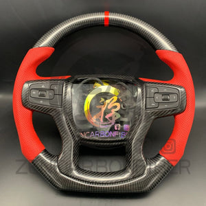 2019+ Chevrolet Silverado Custom Carbon Fiber Steering Wheel