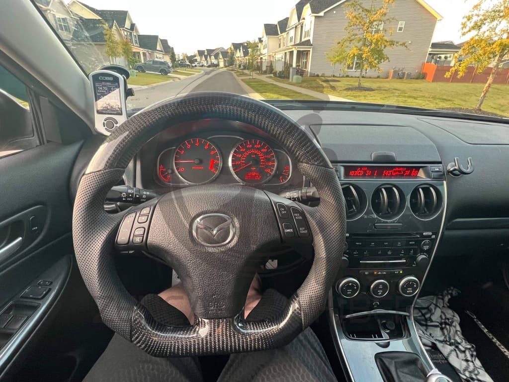 2003-2008 Mazda 6 Carbon Fiber Steering Wheel