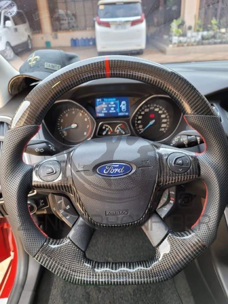 2012-2014 Ford Focus Carbon Fiber Steering Wheel