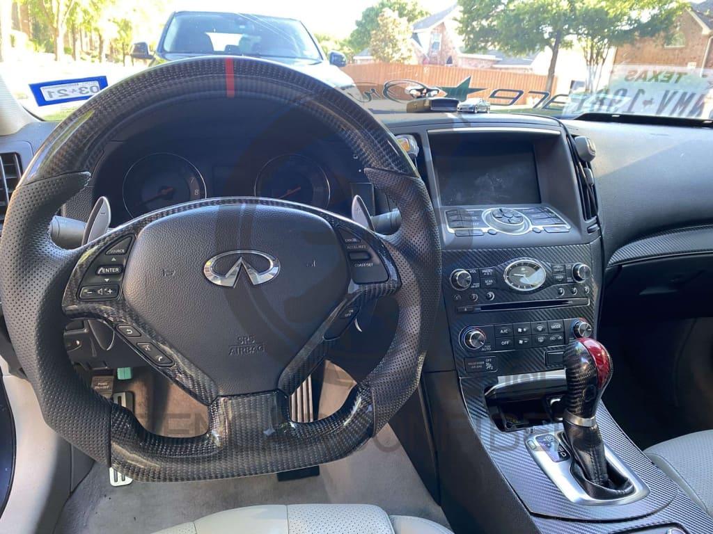 Infiniti G37 Carbon Fiber Steering Wheel