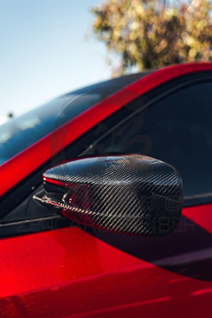 2011+ Dodge Charger/chrysler 300 Carbon Fiber Mirror Cap Covers Caps