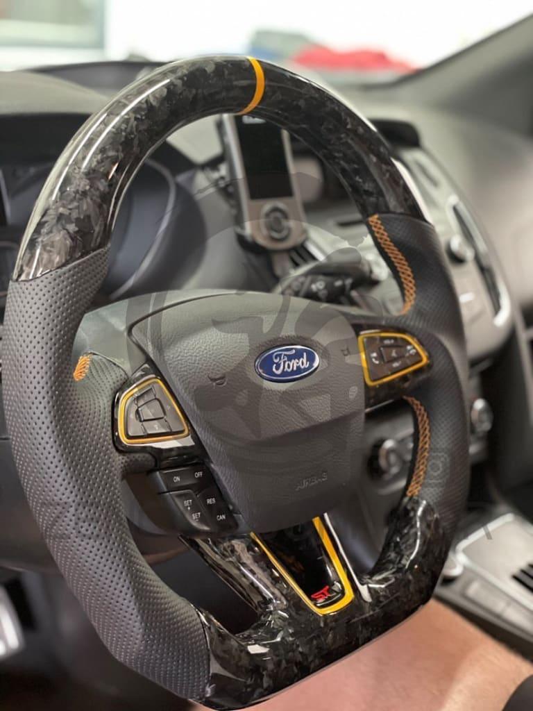 2015+ Ford Focus Carbon Fiber Steering Wheel