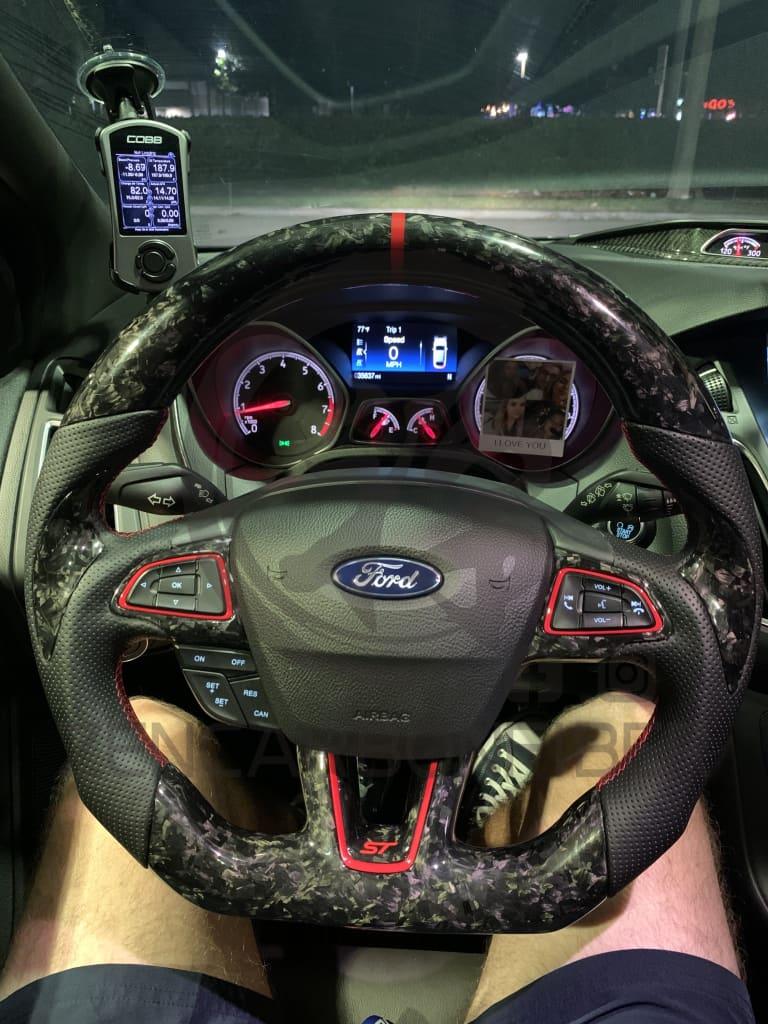 2015 Ford Focus ST RS Carbon Fiber Steering Wheel