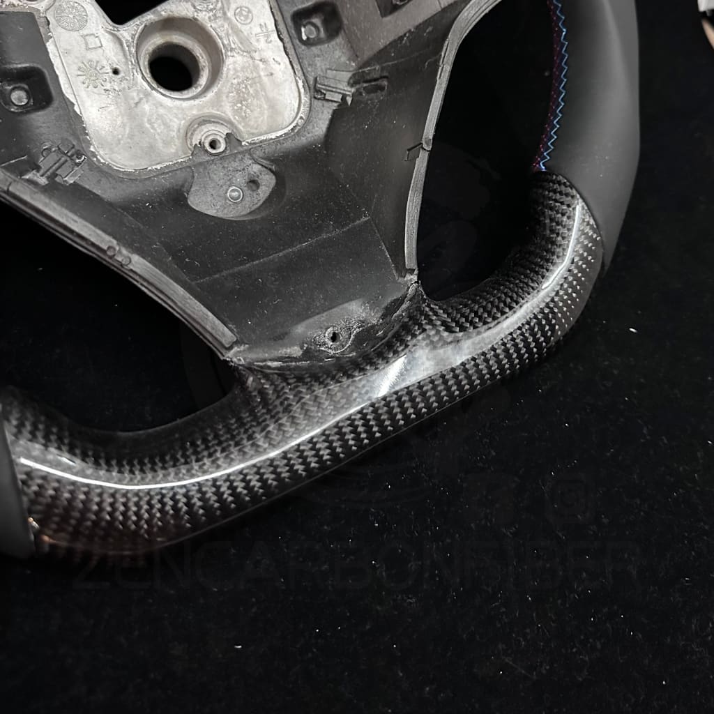 IN STOCK- 2006-2011 BMW E9X/E8X Sport Carbon Fiber Steering Wheel (no paddles shifters) steering wheel