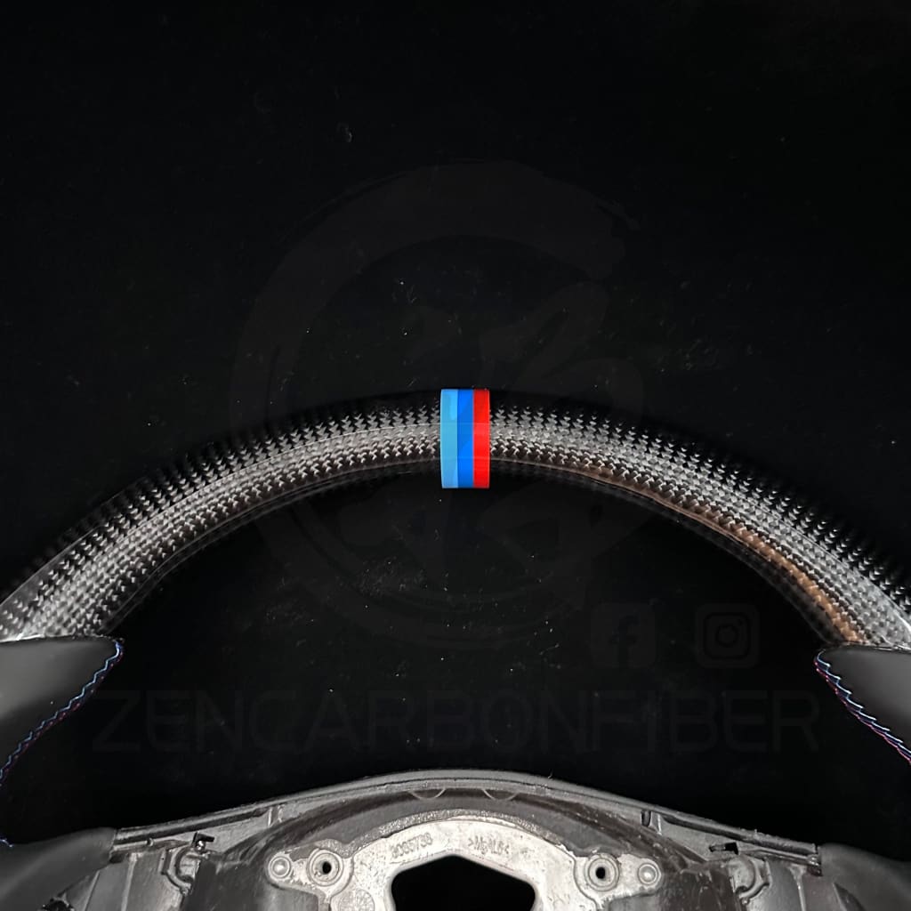 IN STOCK- 2006-2011 BMW E9X/E8X Sport Carbon Fiber Steering Wheel (no paddles shifters) steering wheel
