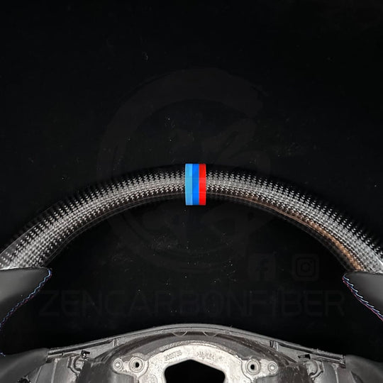 IN STOCK- 2006-2011 BMW E9X/E8X Sport Carbon Fiber Steering Wheel (no paddles shifters) steering wheel