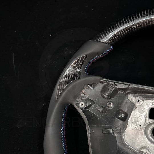 IN STOCK- 2006-2011 BMW E9X/E8X Sport Carbon Fiber Steering Wheel (no paddles shifters) steering wheel