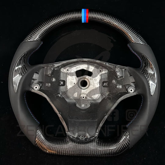 IN STOCK- 2006-2011 BMW E9X/E8X Sport Carbon Fiber Steering Wheel (no paddles shifters) steering wheel