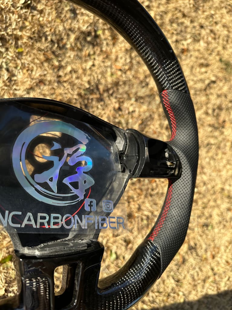 In Stock - 2010 - 2014 Volkswagen Golf/Jetta Mk6 Led Carbon Fiber Steering Wheel