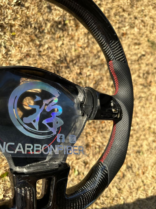 In Stock - 2010 - 2014 Volkswagen Golf/Jetta Mk6 Led Carbon Fiber Steering Wheel