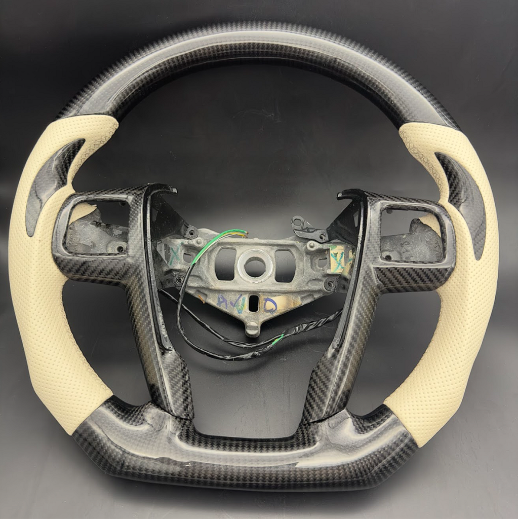 In Stock- 2011-2014 Chrysler 300 Heated Carbon Fiber Steering Wheel (No Paddles Shifters)
