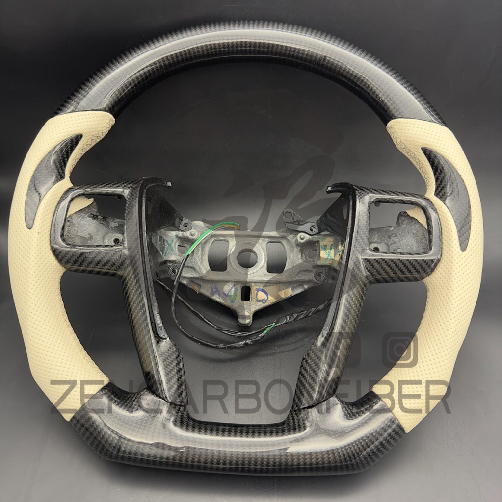 In Stock- 2011-2014 Chrysler 300 Heated Carbon Fiber Steering Wheel (No Paddles Shifters)