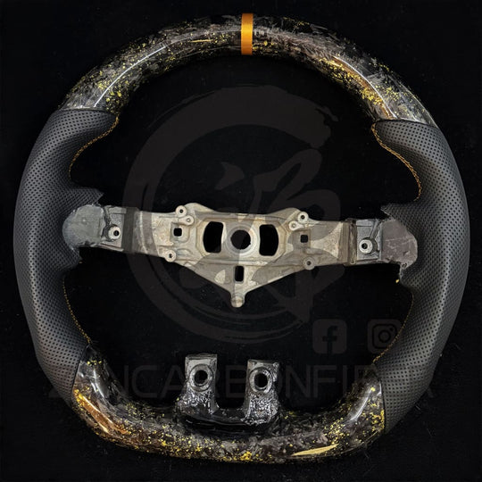 IN STOCK - 2011-2014 Dodge Charger/Challenger/Durango Carbon Fiber Steering Wheel (NO paddle shifters/non-SRT8)