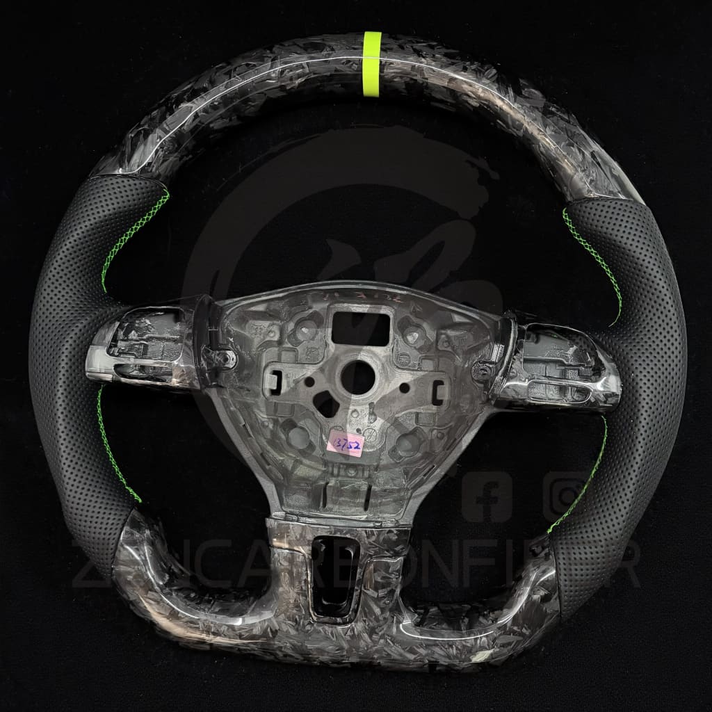 IN STOCK - 2011 -2014 Volkswagen/VW MK6 Jetta Carbon Fiber Steering Wheel - Steering Wheels