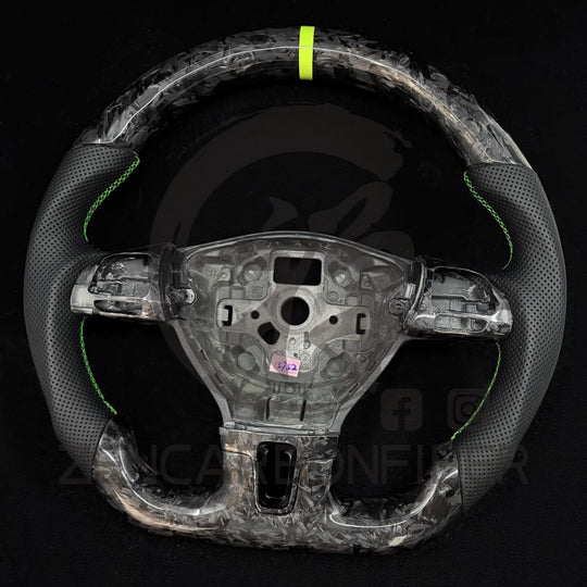 IN STOCK - 2011 -2014 Volkswagen/VW MK6 Jetta Carbon Fiber Steering Wheel - Steering Wheels