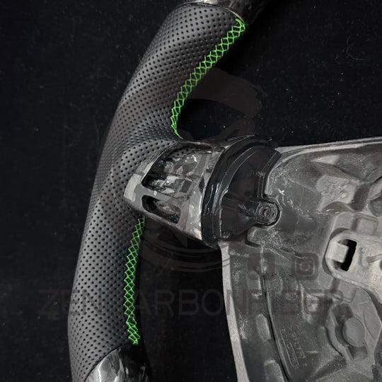 IN STOCK - 2011 -2014 Volkswagen/VW MK6 Jetta Carbon Fiber Steering Wheel - Steering Wheels