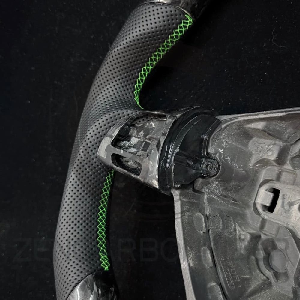 IN STOCK - 2011 -2014 Volkswagen/VW MK6 Jetta Carbon Fiber Steering Wheel - Steering Wheels