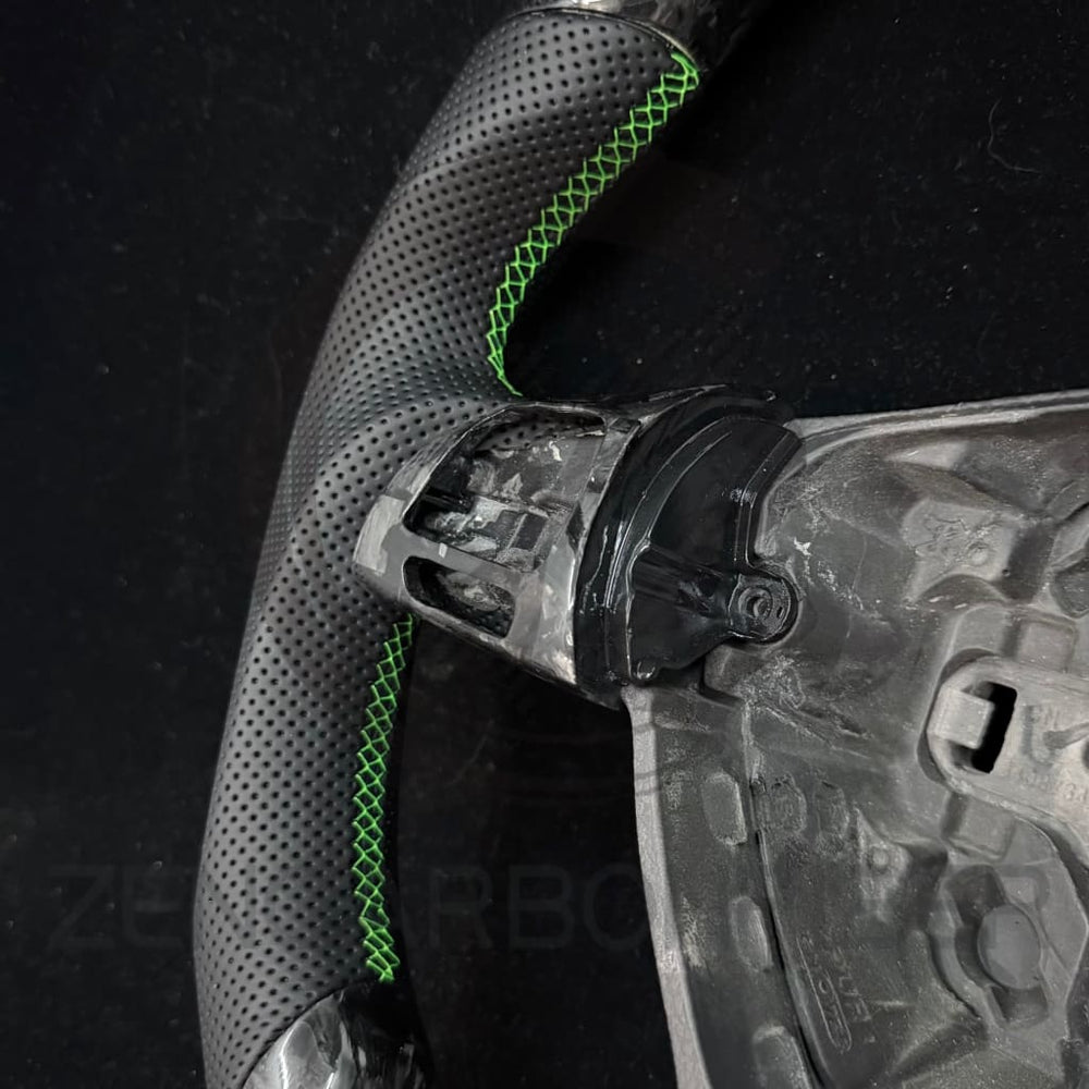 IN STOCK - 2011 -2014 Volkswagen/VW MK6 Jetta Carbon Fiber Steering Wheel - Steering Wheels