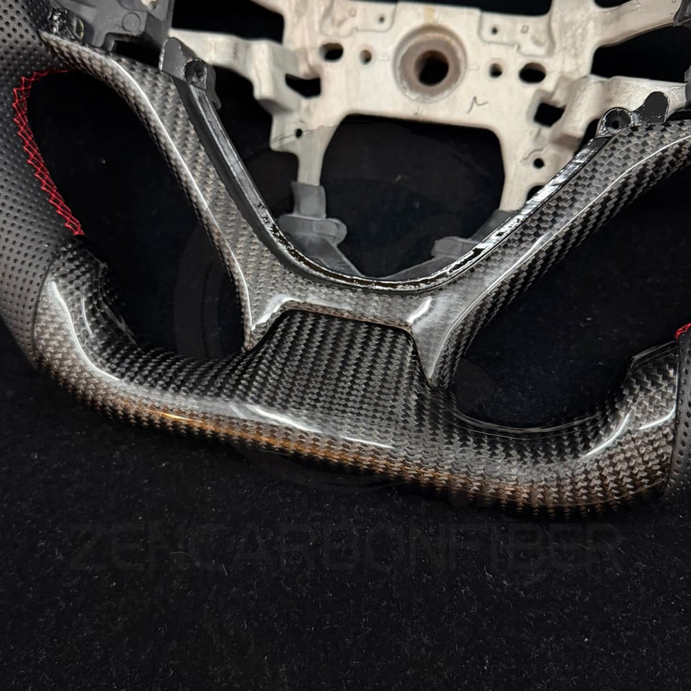 IN STOCK - 2012-2015 9th gen Honda Civic Carbon Fiber Steering Wheel