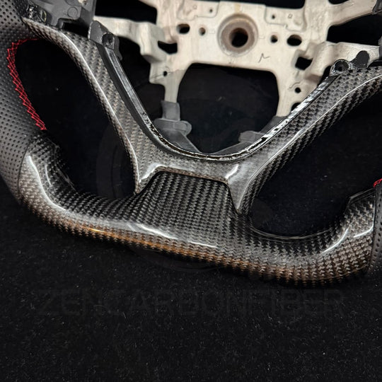 IN STOCK - 2012-2015 9th gen Honda Civic Carbon Fiber Steering Wheel