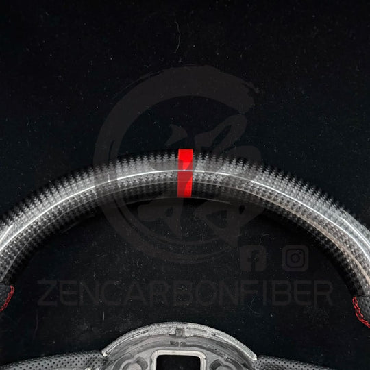 IN STOCK - 2012-2016 Audi B8.5/8V A3/A4/A5 Carbon Fiber Steering Wheel(NO Paddle Shifters) - Steering Wheels