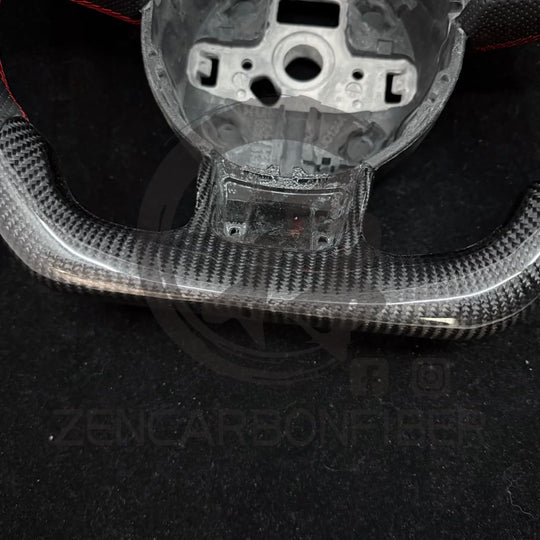 IN STOCK - 2012-2016 Audi B8.5/8V A3/A4/A5 Carbon Fiber Steering Wheel(NO Paddle Shifters) - Steering Wheels