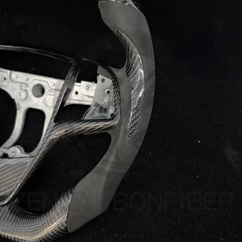 IN STOCK - 2013-2019 Cadillac ATS/CTS Carbon Fiber Steering Wheel(NO Paddle Shifters) - Steering Wheels
