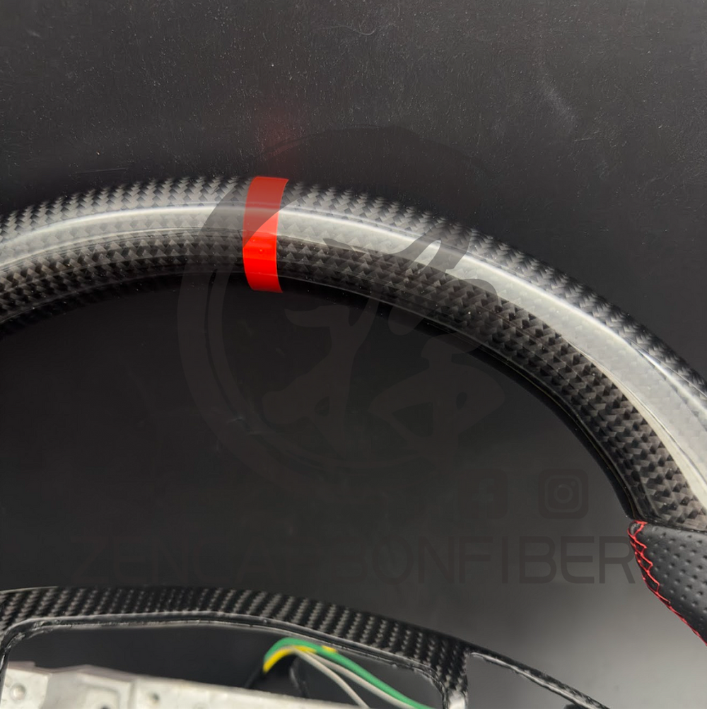 In Stock- 2013 + Cadillac Ats/Cts Heated Carbon Fiber Steering Wheel (No Paddle Shifters)