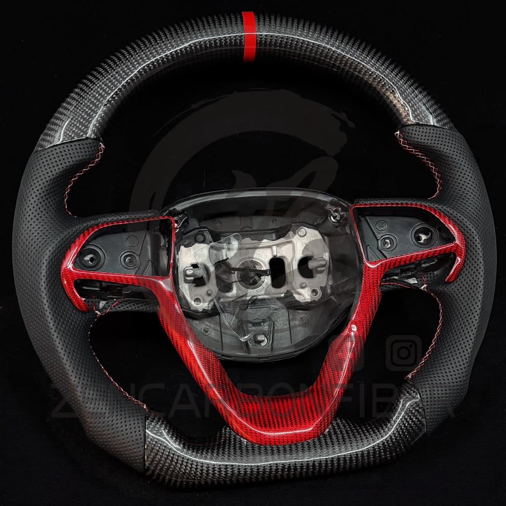 IN STOCK - 2014-2022 Jeep WK2 Grand Cherokee (non-SRT) Carbon Fiber Steering Wheel - Steering Wheels